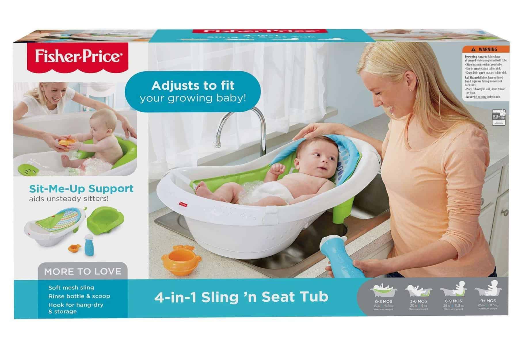 fisher price bathtub with sling