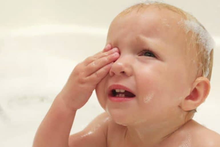 baby hates bath