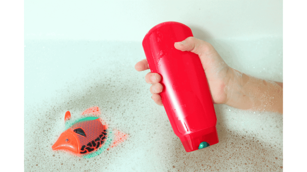 Shampoo-bottle-in-bath